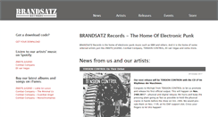 Desktop Screenshot of brandsatz-records.org